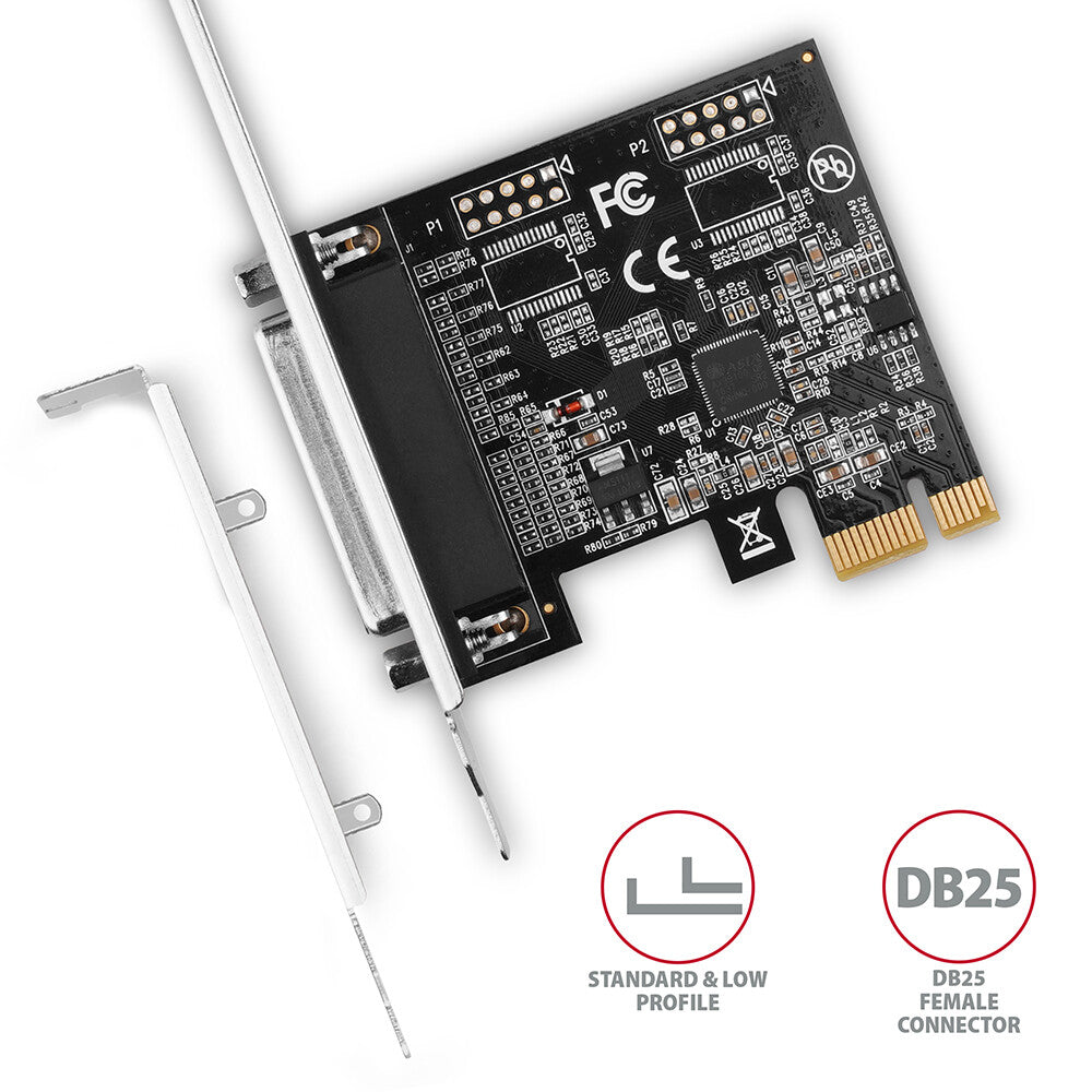 Axagon PCEA-P1N interface-kort/adapter Intern Parallel