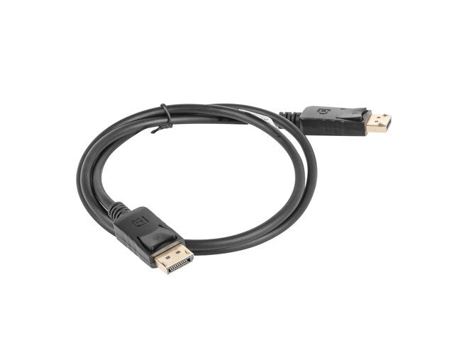 Lanberg CA-DPDP-10CC-0010-BK DisplayPort kabel 1 m Sort