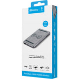 Sandberg 420-61 powerbank Lithium polymer (LiPo) 10000 mAh Trådløs opladning Sort, Grå