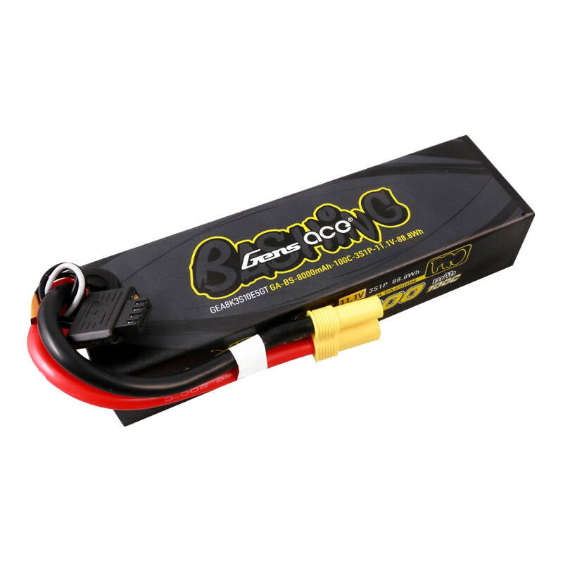 Gens ace G-Tech 8000mAh 11.1V 100C 3S1P Lipo Battery Pack med EC5-Bashing Series