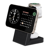 Trådløs oplader, INVZI, MGF7B, 3in1, 15W (sort)