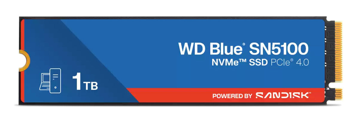 WD Blue SN5100 SSD 1TB M.2 PCI Express 4.0 (NVMe)