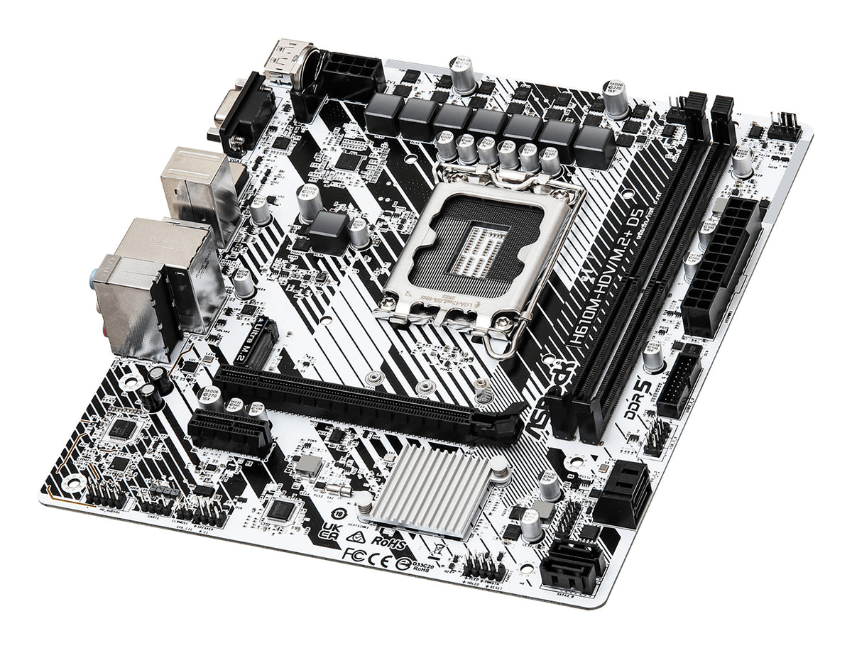 ASRock H610M-HDV/M.2+ D5 Micro-ATX LGA1700 Intel H610