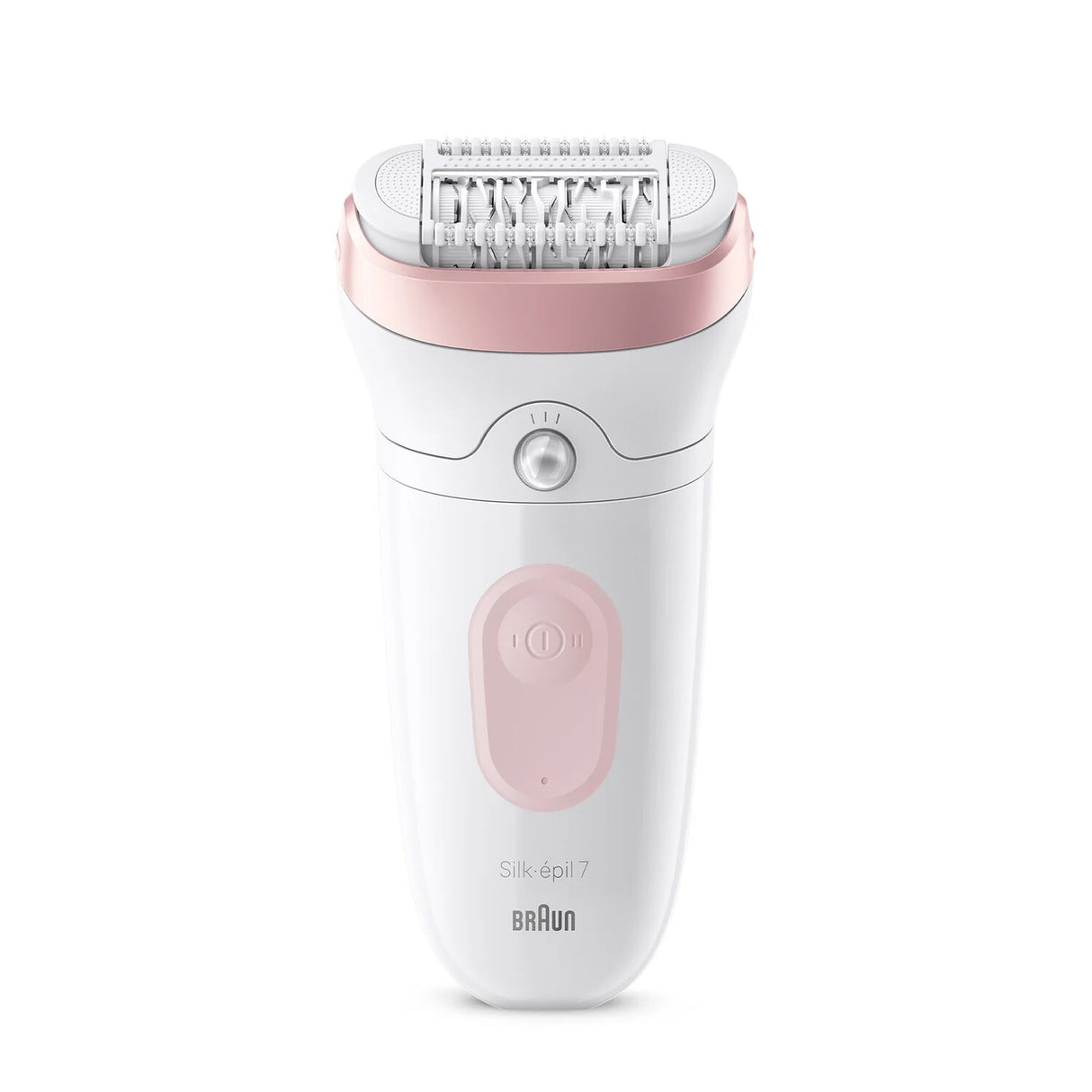 Braun Silk-épil 7 7-000 Lyserød, Hvid
