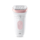 Braun Silk-épil 7 7-000 Lyserød, Hvid
