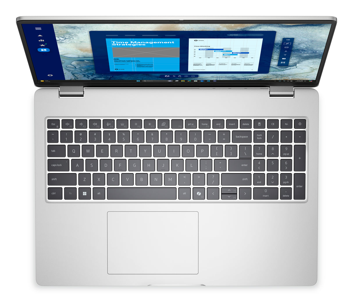 DELL Pro 16 PC16250 Intel Core Ultra 7 255U Laptop 40,6 cm (16") Full HD+ 32 GB DDR5-SDRAM 1 TB SSD Wi-Fi 6E (802.11ax) Windows 11 Pro Platin, Sølv