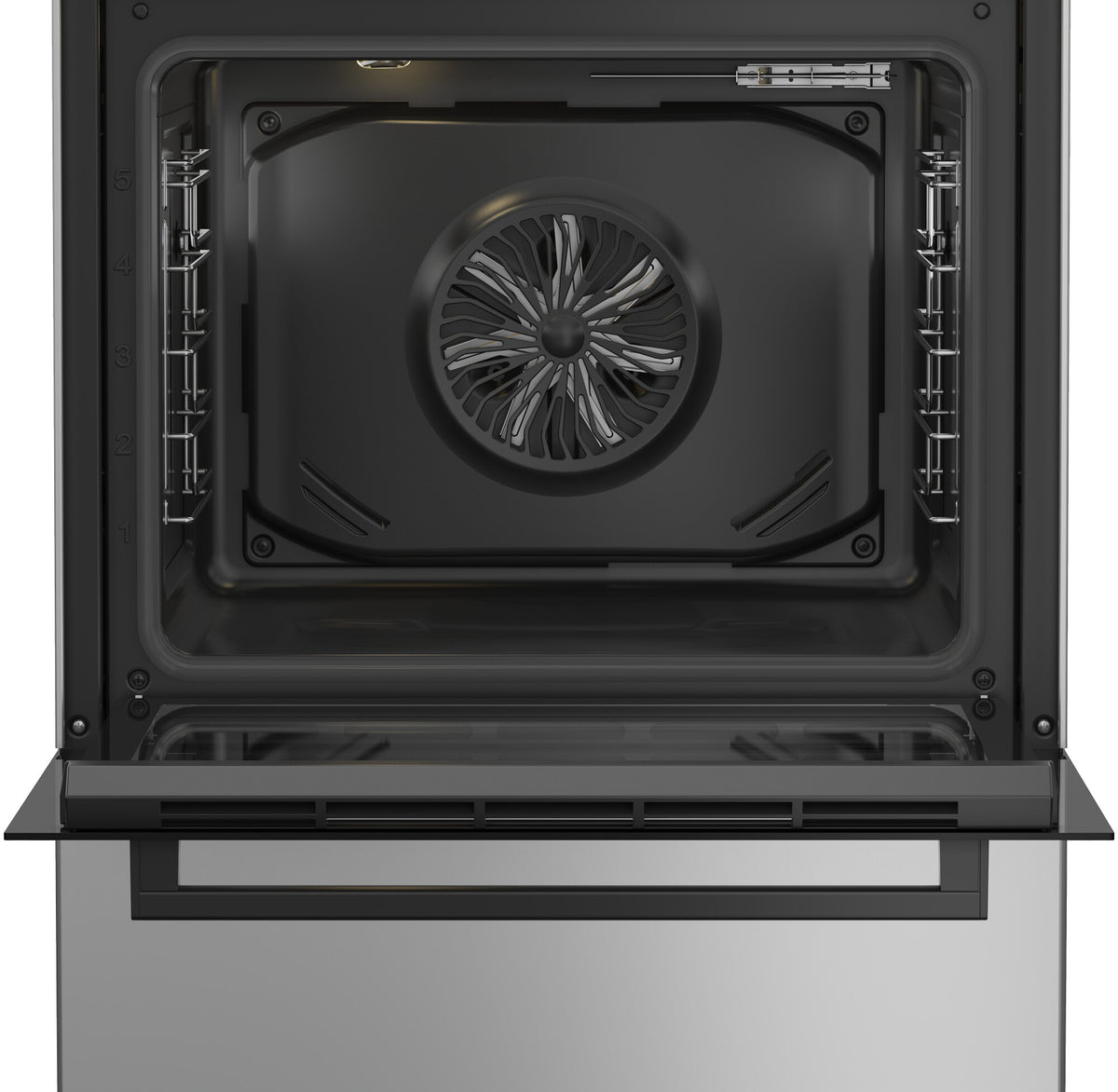 Beko FBM62320SDS Fritstående komfur Elektrisk Gaskomfur Sort, Sølv