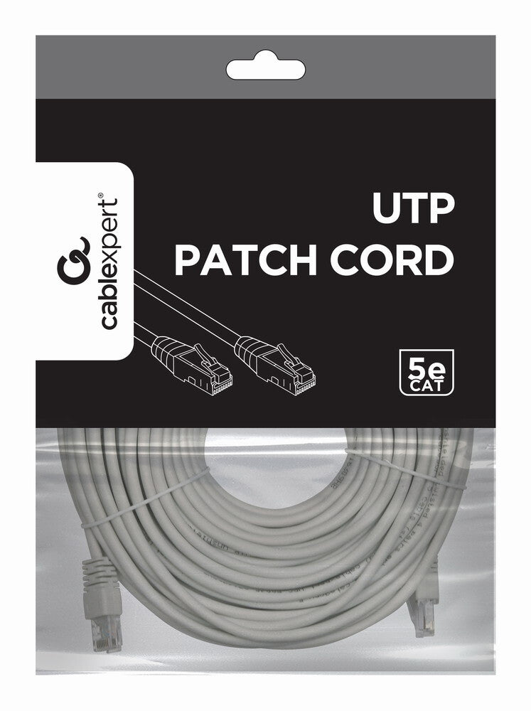 Gembird PP12-30M netværkskabel Grå Cat5e U/UTP (UTP)