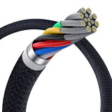 Hurtig opladningskabel Baseus Crystal Shine USB-C til USB-C 100W, 1,5m, 20Gb (sort)