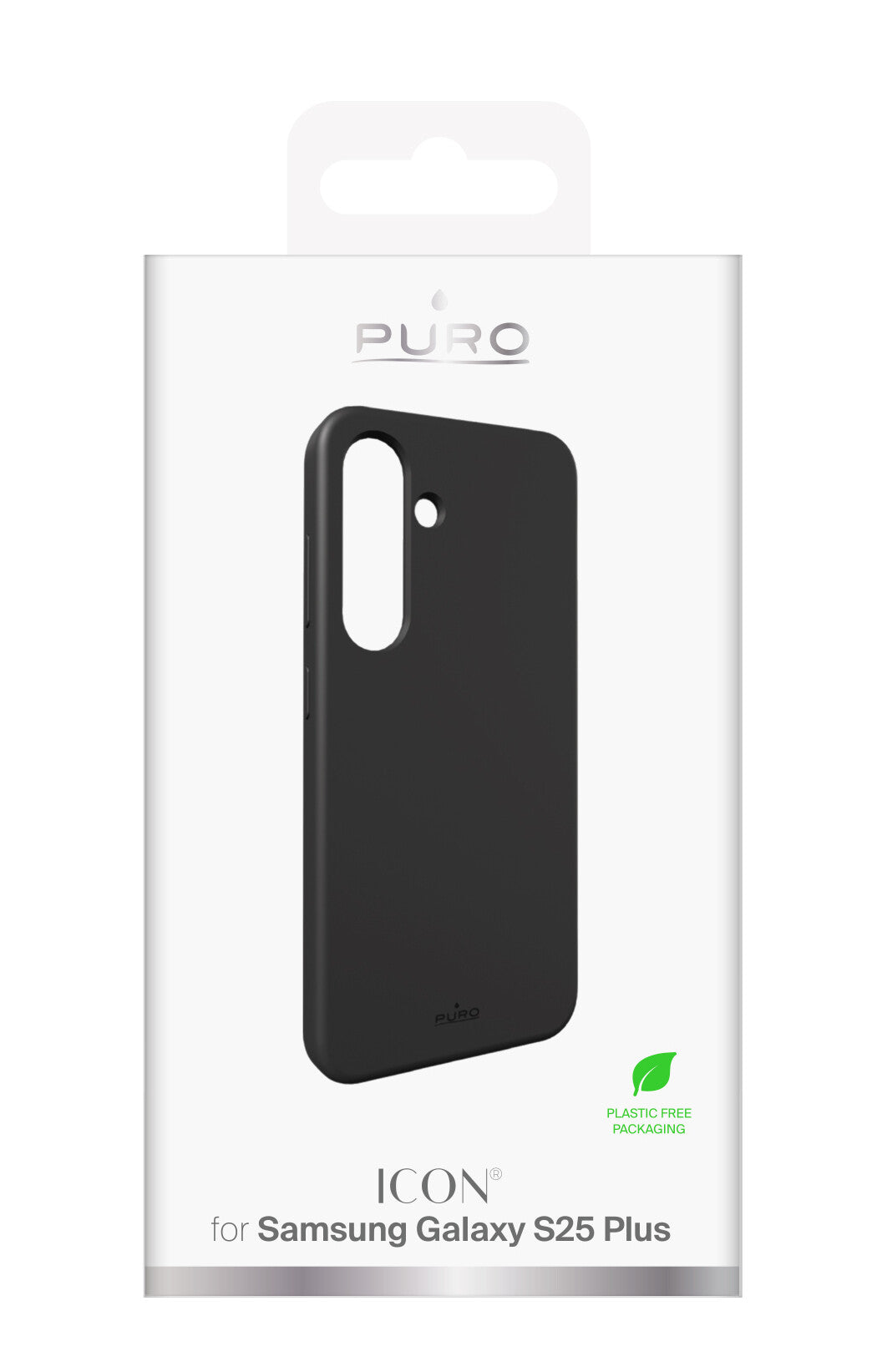 PURO ICON mobiltelefon etui 17 cm (6.7") Cover Sort