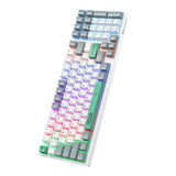 ONIKUMA G38 98 Nøgler USB-kablet mekanisk tastatur Hvid