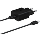 Samsung 15W USB-C Adapter (with cable) oplader sort