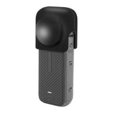 PULUZ silikonlinsedække til Insta360 X4 / X5 (sort)