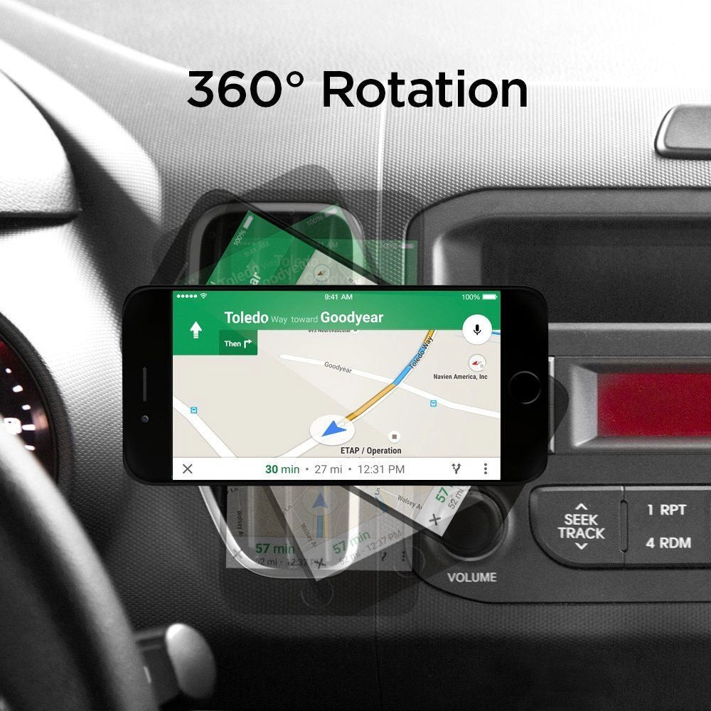 Spigen QS11 Magnetisk billuftventil Telefonholder - sort