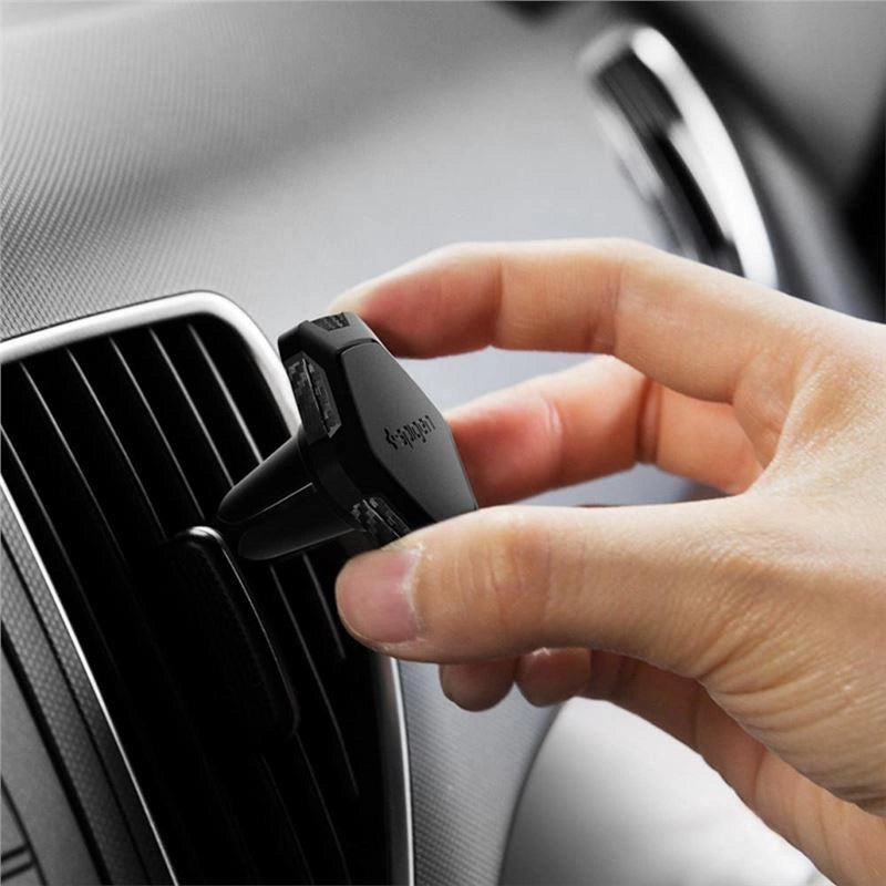 Spigen QS11 Magnetisk billuftventil Telefonholder - sort