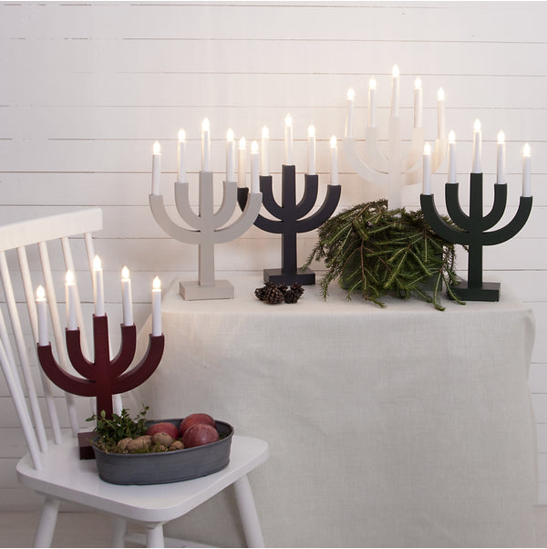 Star Trading Gustavo 7-arm krom adventsstage