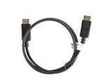 Lanberg CA-DPDP-10CC-0010-BK DisplayPort kabel 1 m Sort