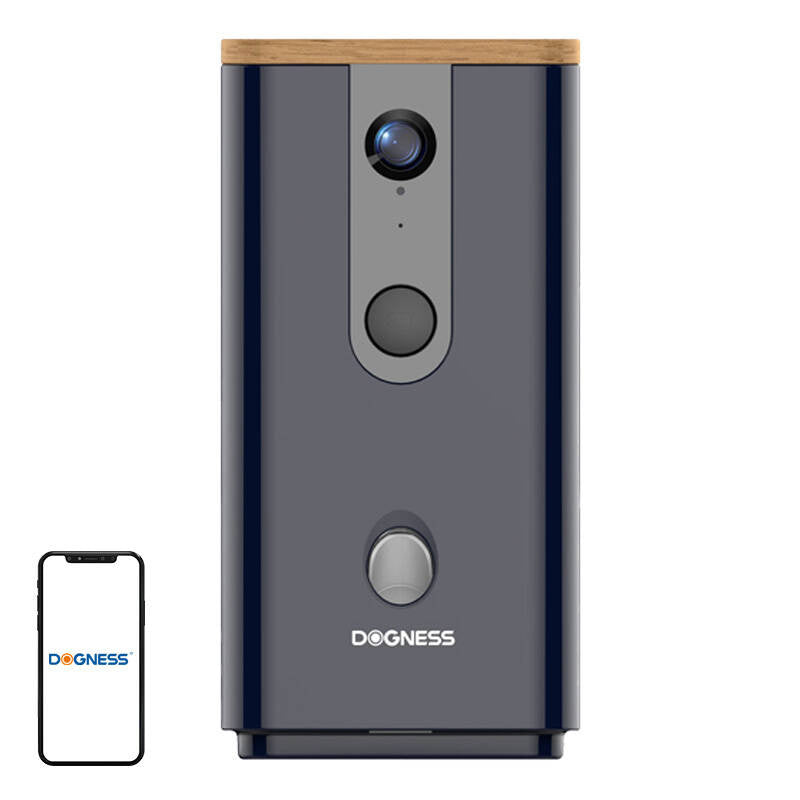 Smart snack feeder med kamera T03 Dogness (sort)