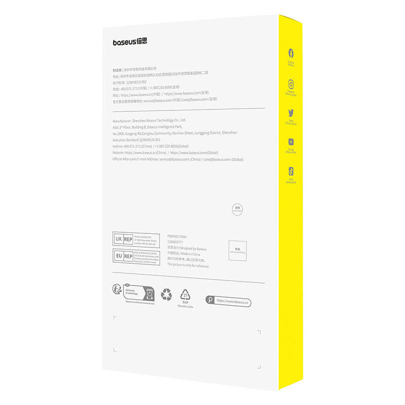 Telefonkasse med stand Baseus SkyRing 360° til iP 14 Pro + tempereret glas og rengøringsset (lila)