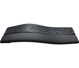 Logitech ERGO K860 Wireless Ergonomic - Tastatur - Nordisk - Sort