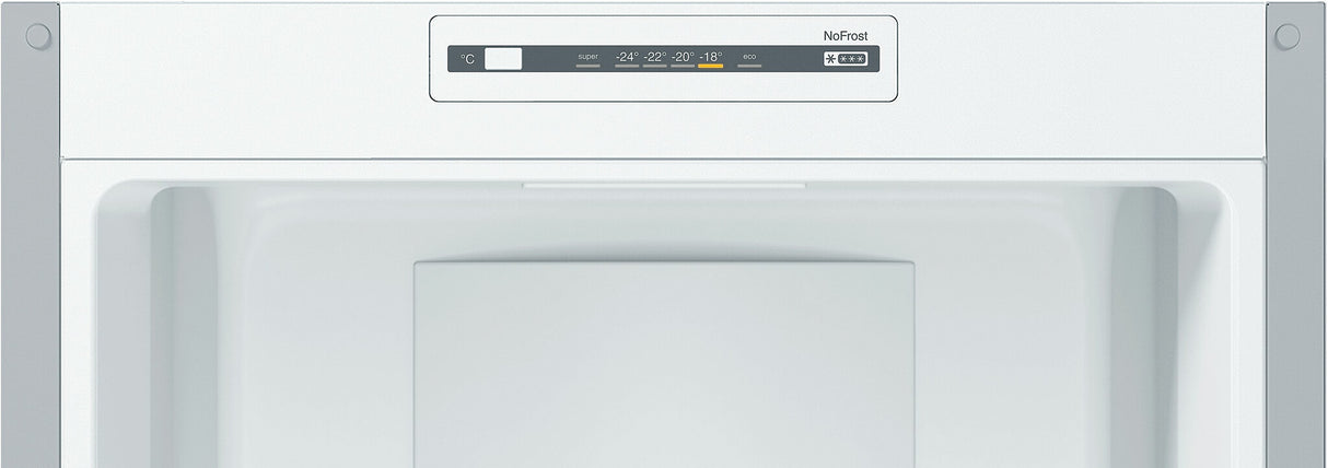 Bosch Serie 2 KGN36NLEA køle-/fryseskab Fritstående 305 L Rustfrit stål