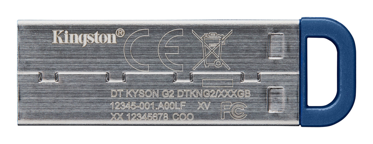 Kingston Technology DataTraveler Kyson USB-nøgle 64 GB USB Type-A 3.2 Gen 1 (3.1 Gen 1) Rustfrit stål