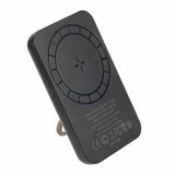 Rivacase VA2603 powerbank Lithium polymer (LiPo) 5000 mAh Trådløs opladning Sort
