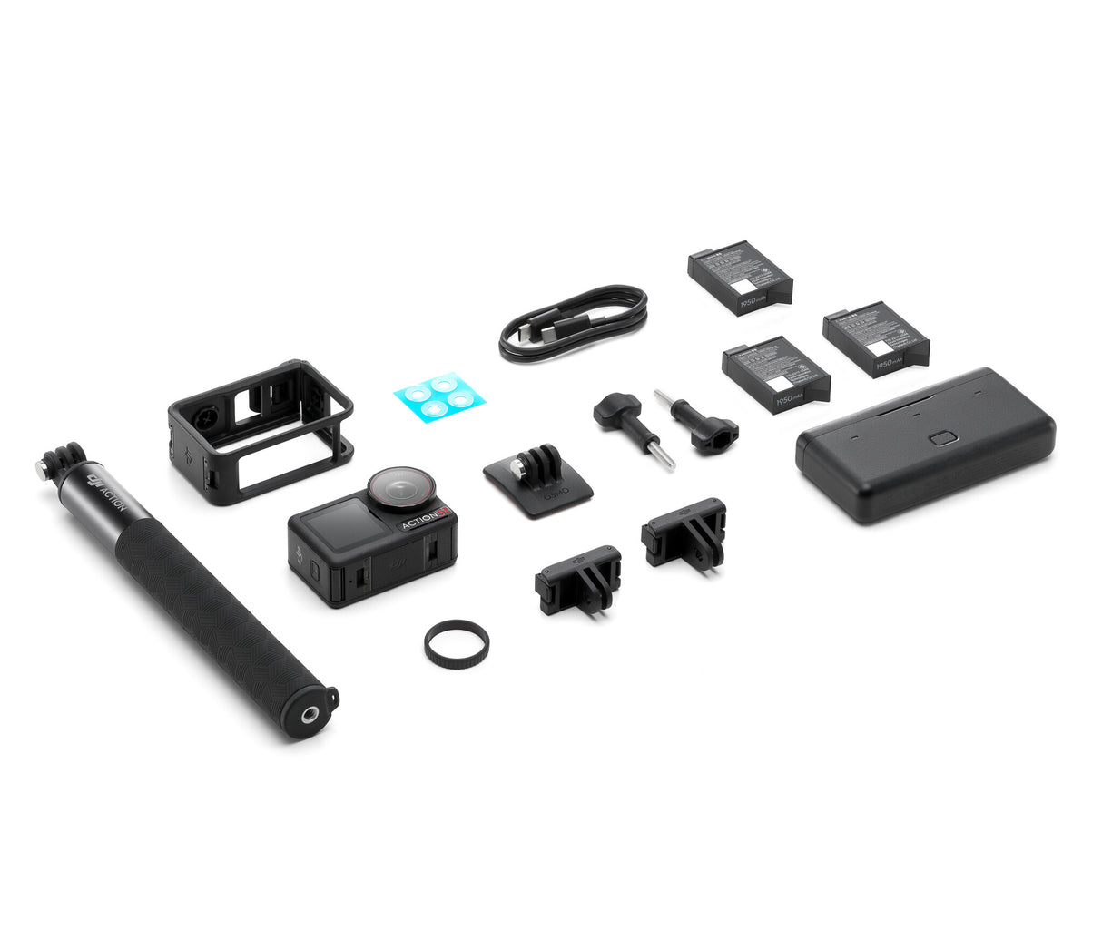DJI Osmo Action 5 Pro Adventure Combo kamera til actionsport 40 MP 4K Ultra HD CMOS 25,4 / 1,3 mm (1 / 1.3") Wi-Fi 701 g