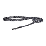 Dogs walking set leash 1,5m+harness til hunde (sort og hvidt)