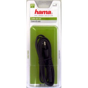 HAMA Strømkabel 2-Pol 1,5m Sort