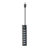 Orico PW7U USB til 7x USB 3.0 Hub Adapter (sort)