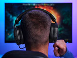 Trust GXT 493 Carus Headset Kabel & trådløs Headset, Hjelm Spil USB Type-C / USB Type-A Bluetooth Sort