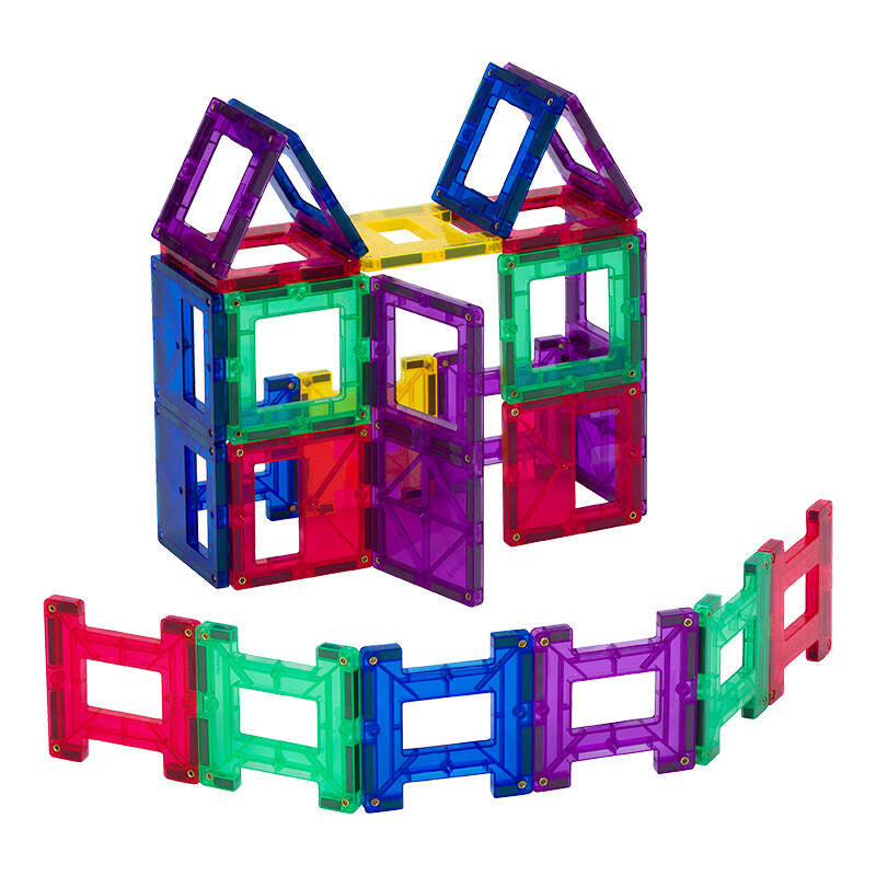 Magnetiske fliser 3D Playmags 162 - 24 stykker sæt
