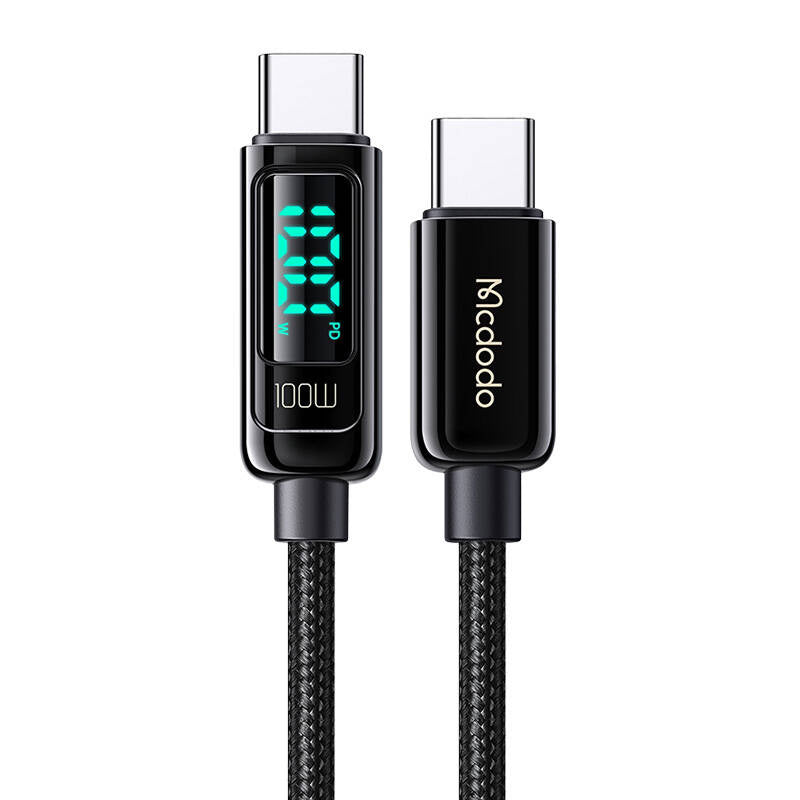 Mcdodo CA-8820 100W USB-C til USB-C kabel, 1,2 m (sort)
