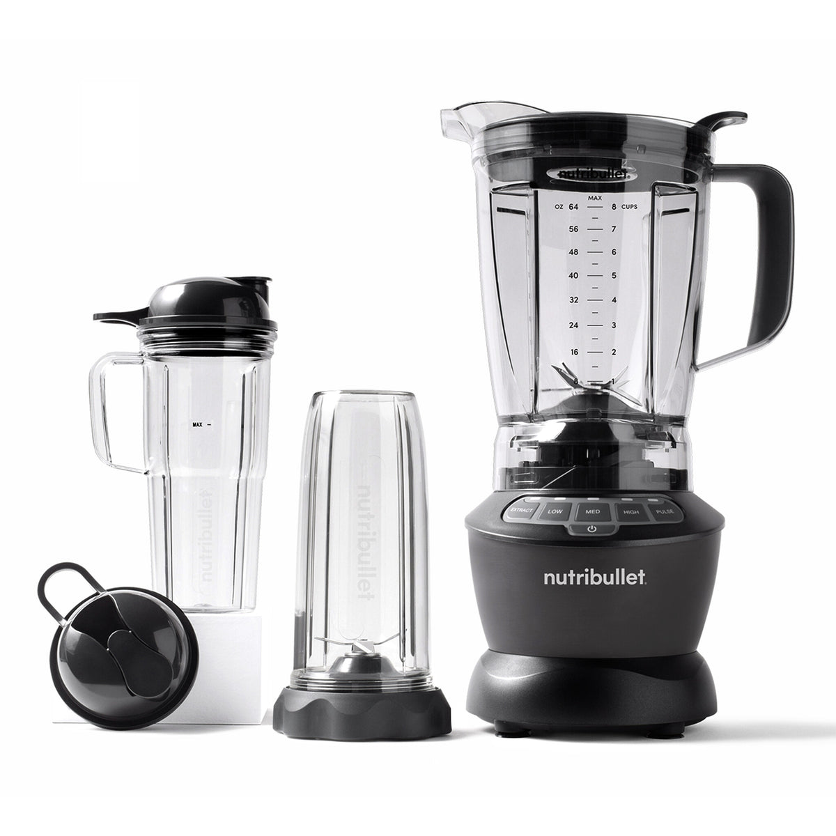 NutriBullet NBF500DG 1,9 L Bordplade blender 1200 W Sølv