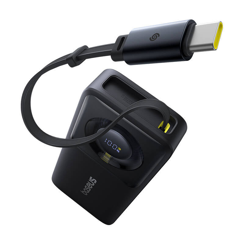 Powerbank Baseus OS Free2Pull 10000mAh 30W + kabel (sort)