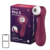 Klitorimasseur med app Satisfyer Pro 2 Generation 3 (rød)