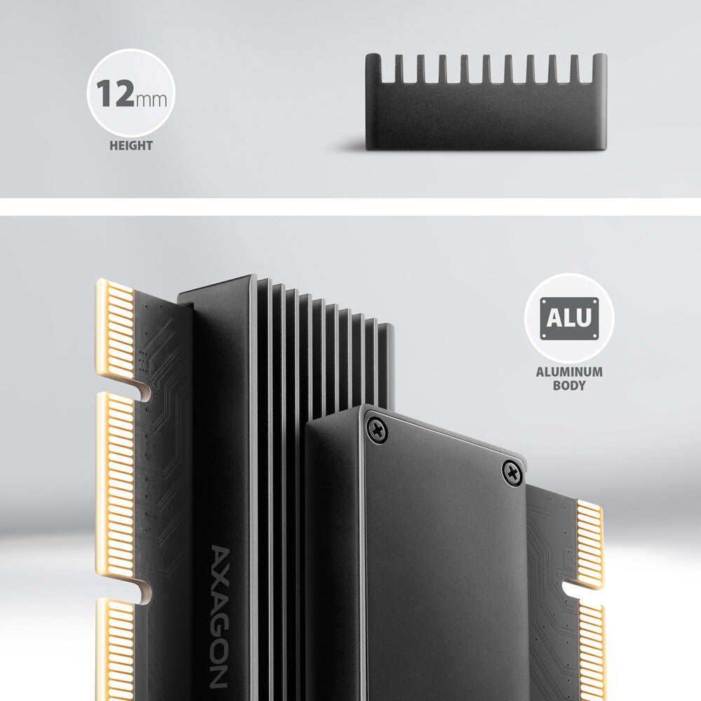 Axagon PCEM2-XS interface-kort/adapter Intern M.2