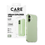 PanzerGlass CARE by ® Flagship Case Transparent Urban Explorer m. Klar Rahmen iPhone 17