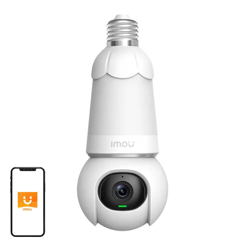 2in1 pære og 360° udendørs kamera WiFi IMOU pære Cam 5MP
