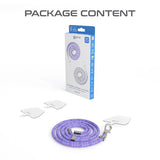 prio Universal Telefonsnor 0,7m lilla mix