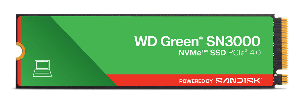 Western Digital Green SN3000 1 TB M.2 PCI Express 4.0 NVMe QLC 3D NAND