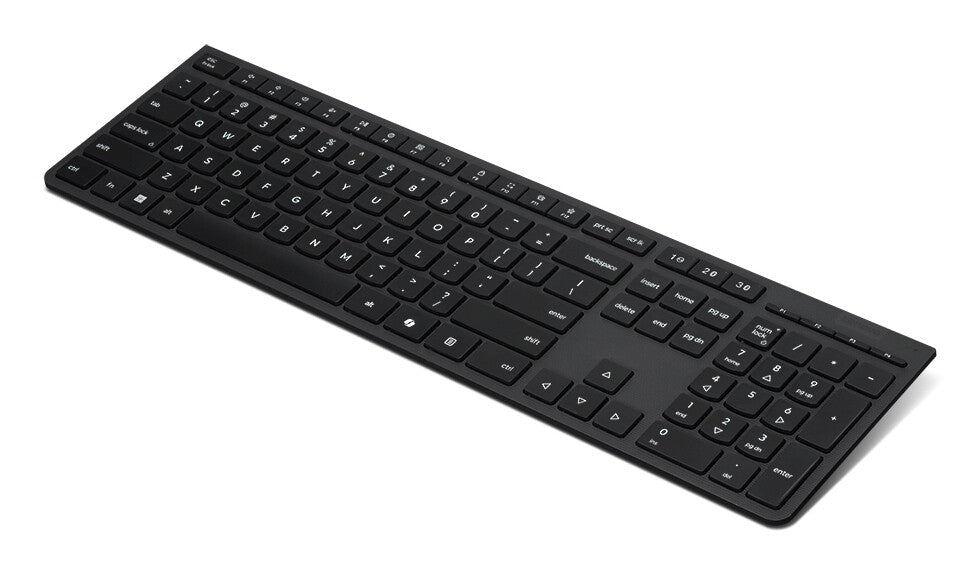 Lenovo Professional Wireless Rechargeable (Nordic) tastatur Hjemme/kontor RF trådløs + Bluetooth Nordisk Sort