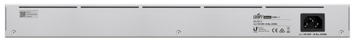 Ubiquiti UniFi USW-24 netværksswitch Administreret L2 Gigabit Ethernet (10/100/1000) Sølv