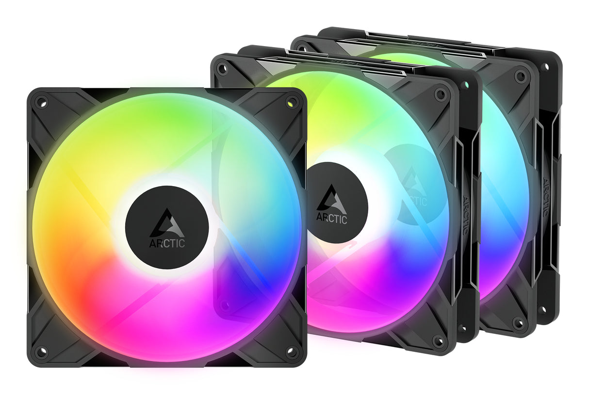 Arctic P14 Pro Reverse A-RGB Fan 3-pack Sort 140 mm