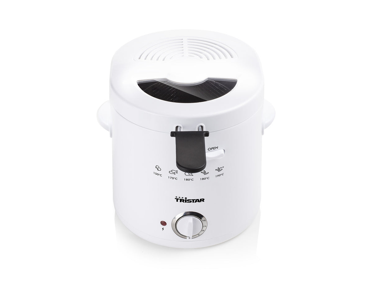 Tristar FR-6941 frituregryde Enkelt 1,5 L Enkeltstående 1000 W Hvid
