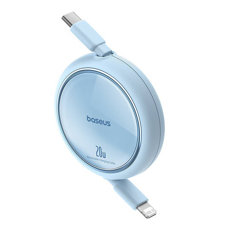 USB-kabel Baseus Free2Pull USB-C til iP 20W 1m (blå)