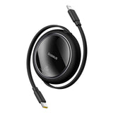 USB-kabel Baseus Free2Pull USB-C til iP 20W 1m (sort)