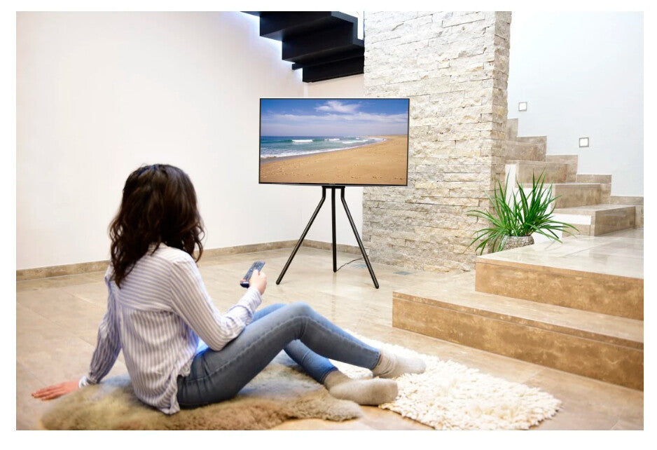 Hama 00220870 tv-beslag 190,5 cm (75") Sort