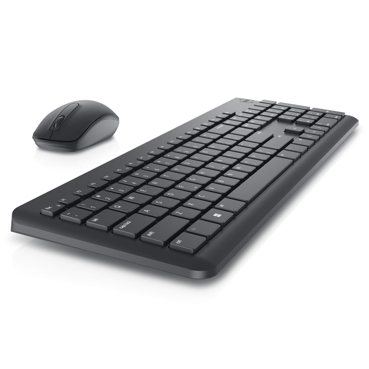 DELL KM3322W tastatur Mus inkluderet Kontor RF trådløst QWERTY Ukrainsk Sort